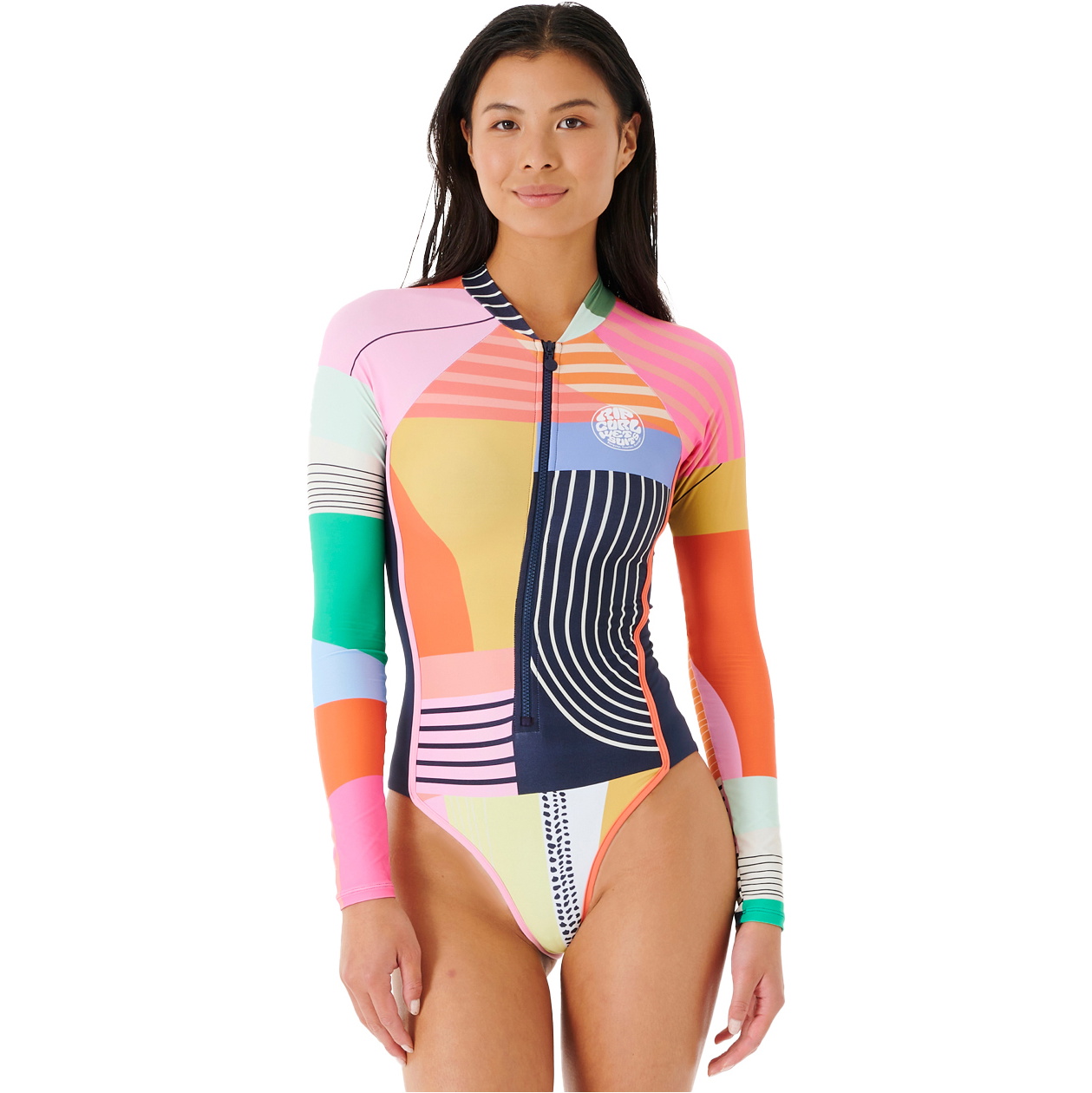 RASHwetsuitsロンスプ 2023 Rip Curl Womens Daybreak Long Sleeve Surf Suit 066WSW